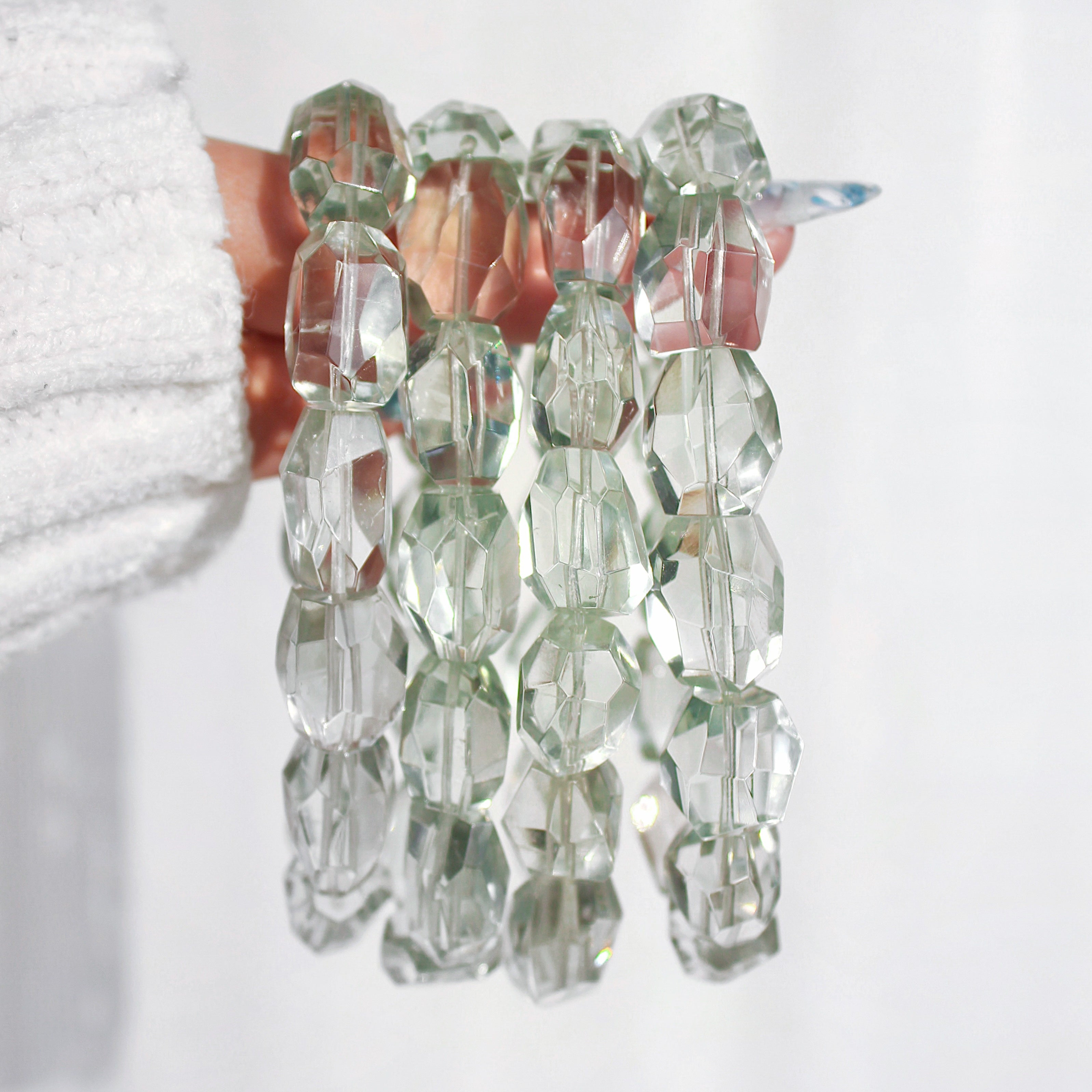 Collector's Prasiolite Freeform Bracelet