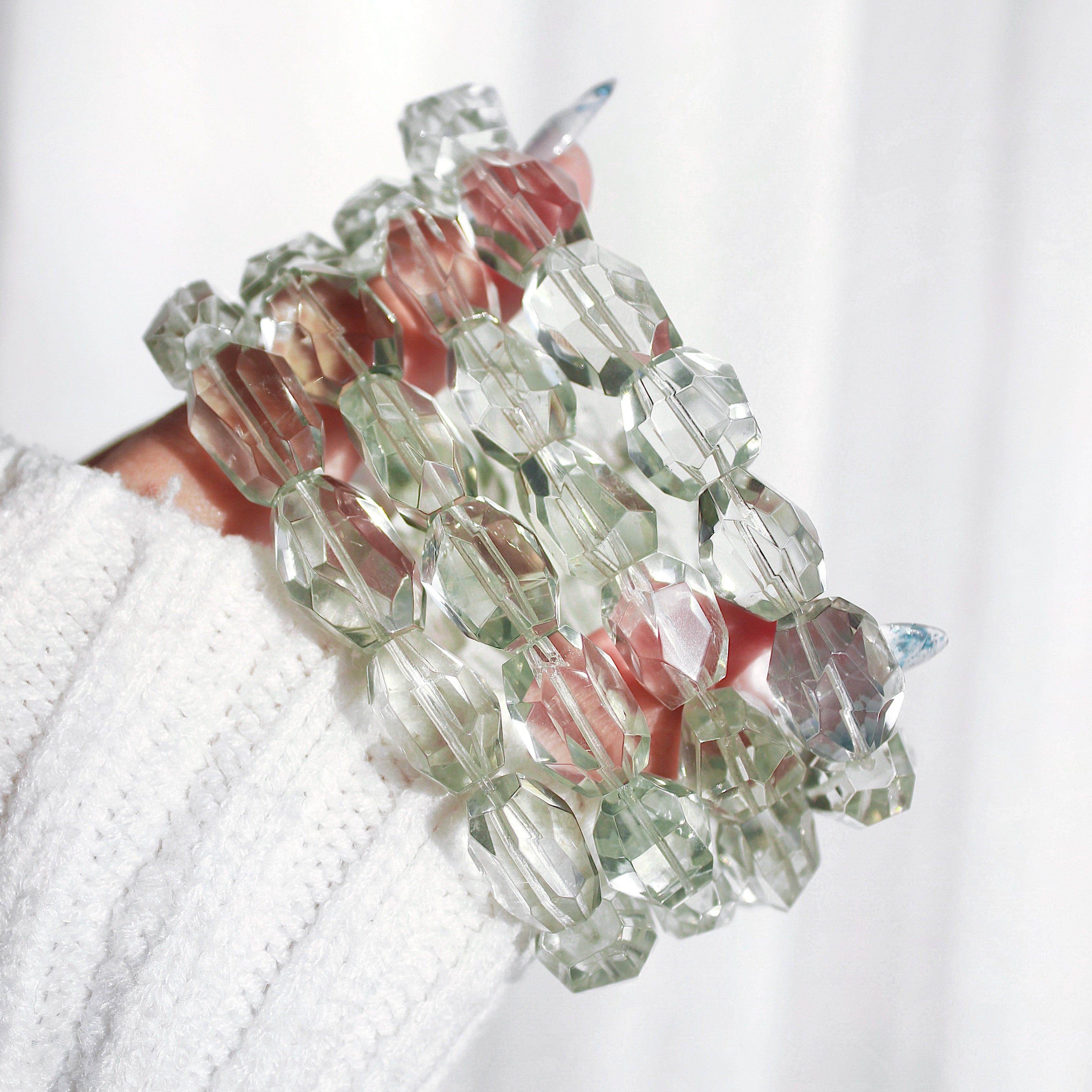 Collector's Prasiolite Freeform Bracelet