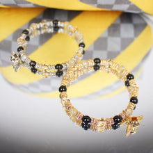 Load image into Gallery viewer, Hufflepuff Quidditch Stacker Bracelet
