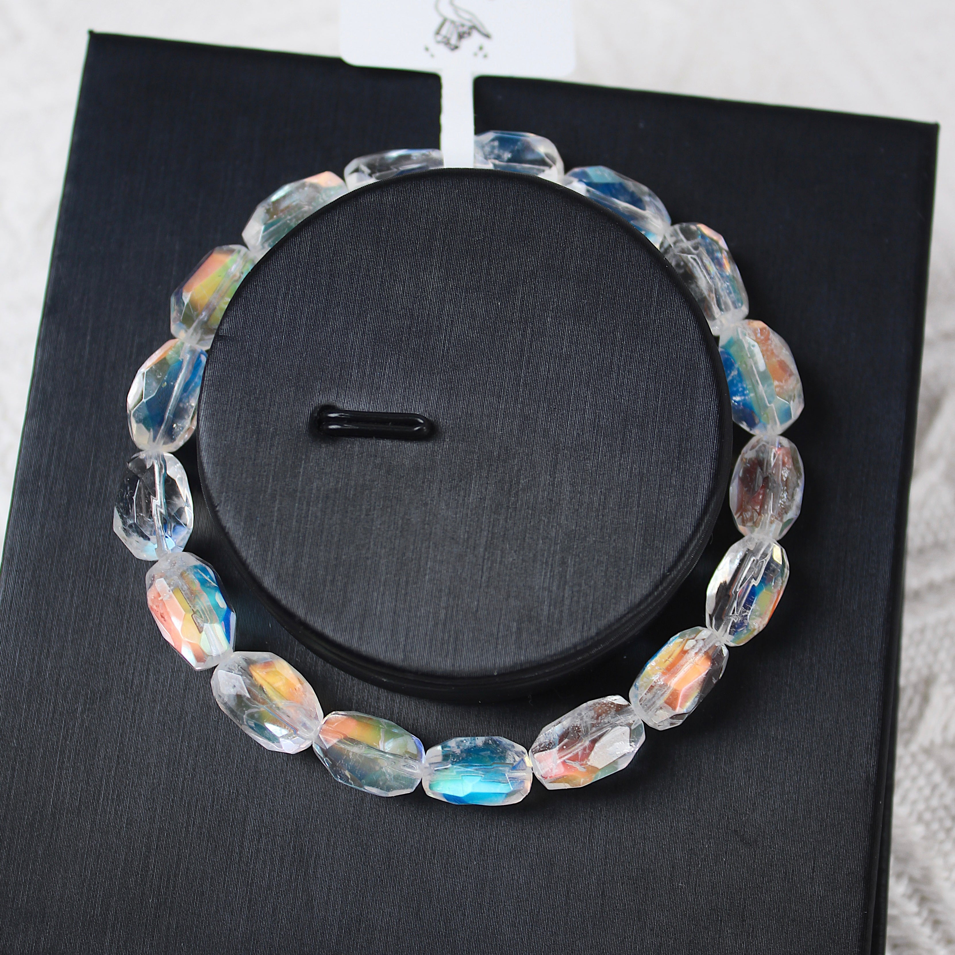 Gem Grade Madagascan Moonstone Freeform Bracelet