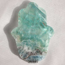 Load image into Gallery viewer, Mexican Fluorite Hamsa Hand Slab 72HE
