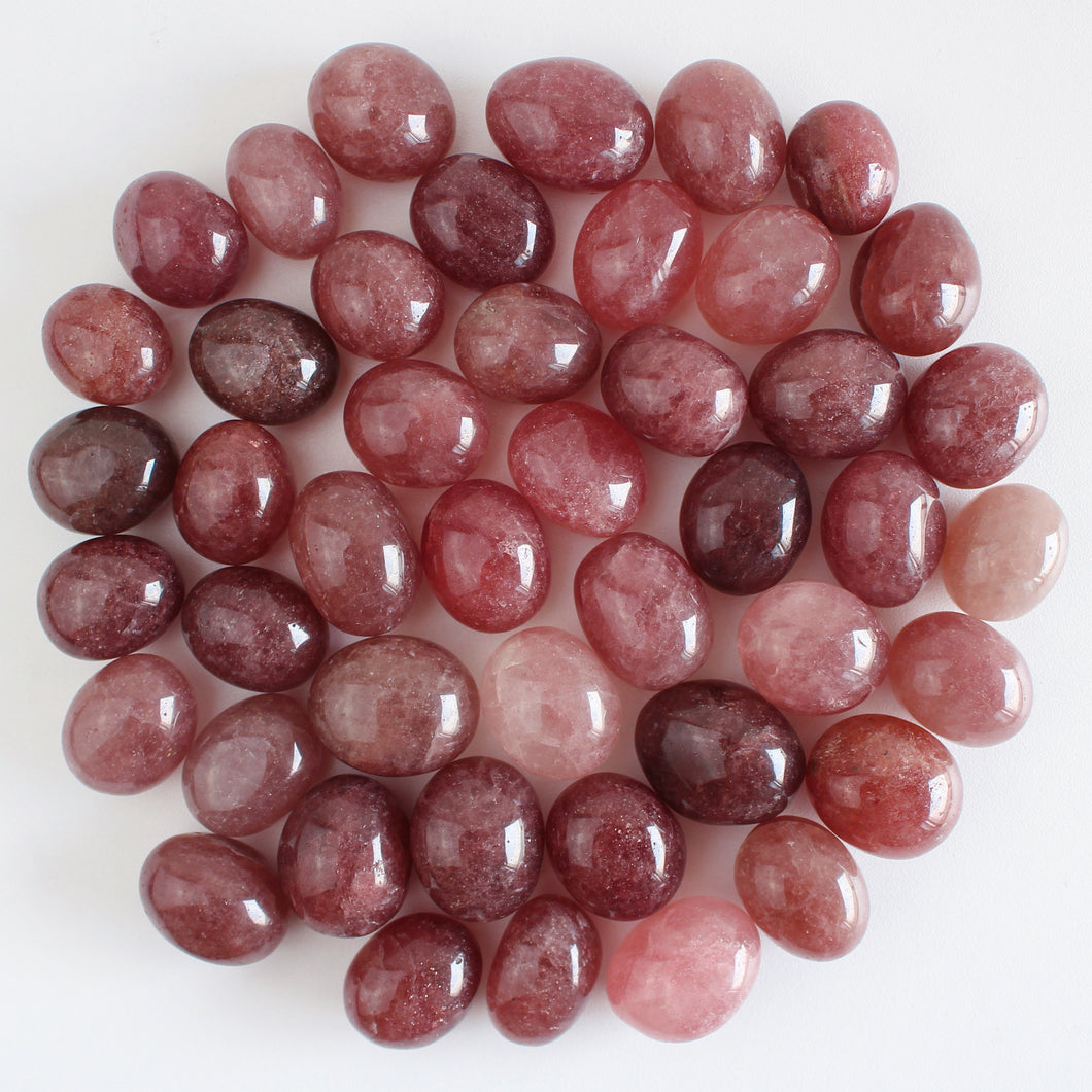 Tanzberry Quartz Tumbled Stone