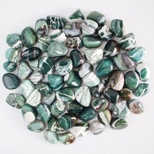 Load image into Gallery viewer, Green Sardonyx Tumbled Stone
