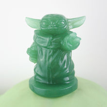 Load image into Gallery viewer, Green Aventurine Baby Yoda
