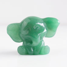 Load image into Gallery viewer, Green Aventurine Elephant
