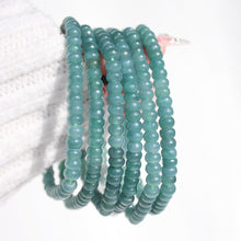 Load image into Gallery viewer, Collector&#39;s Blue Water Jadeite Abacus Bracelet
