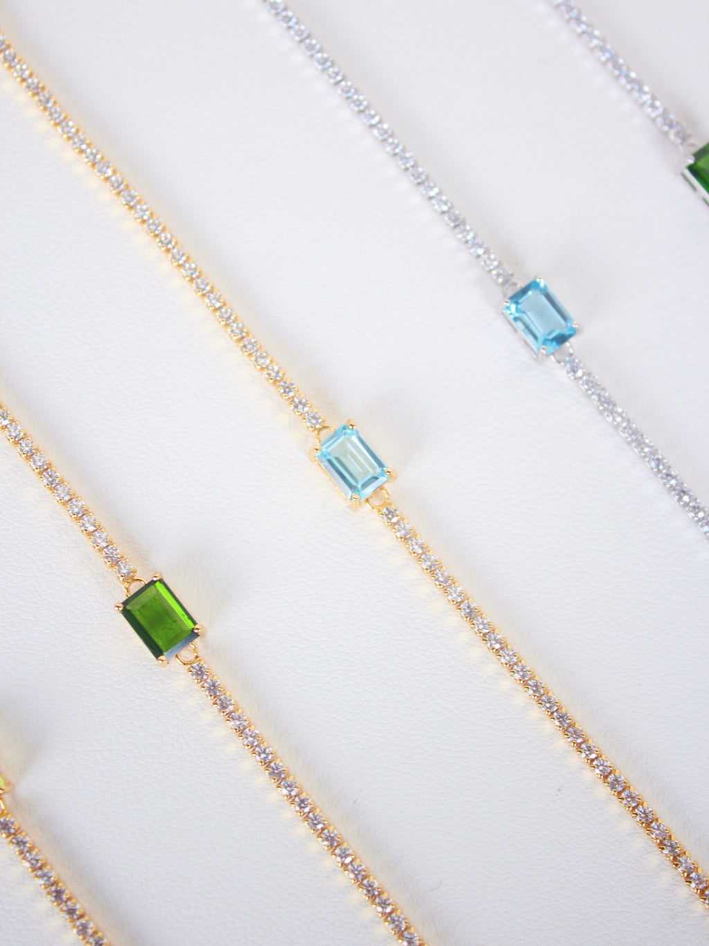 Royal Blue Topaz Tennis Bracelet