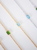Royal Blue Topaz Tennis Bracelet
