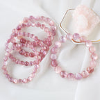 Ultra Collector's Pink Gem Lepidolite Bracelet