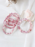 Ultra Collector's Pink Gem Lepidolite Bracelet
