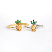 Load image into Gallery viewer, Citrine Pineapple Ring
