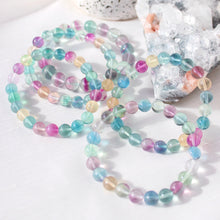Load image into Gallery viewer, Macaron Fluorite Bracelet
