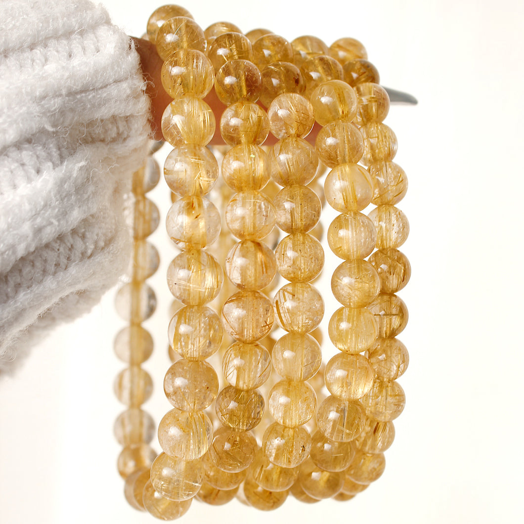 Extra Premium Golden Rutile Bracelet