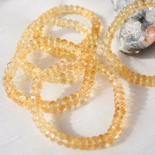 Load image into Gallery viewer, Premium Faceted Abacus Citrine Bracelet
