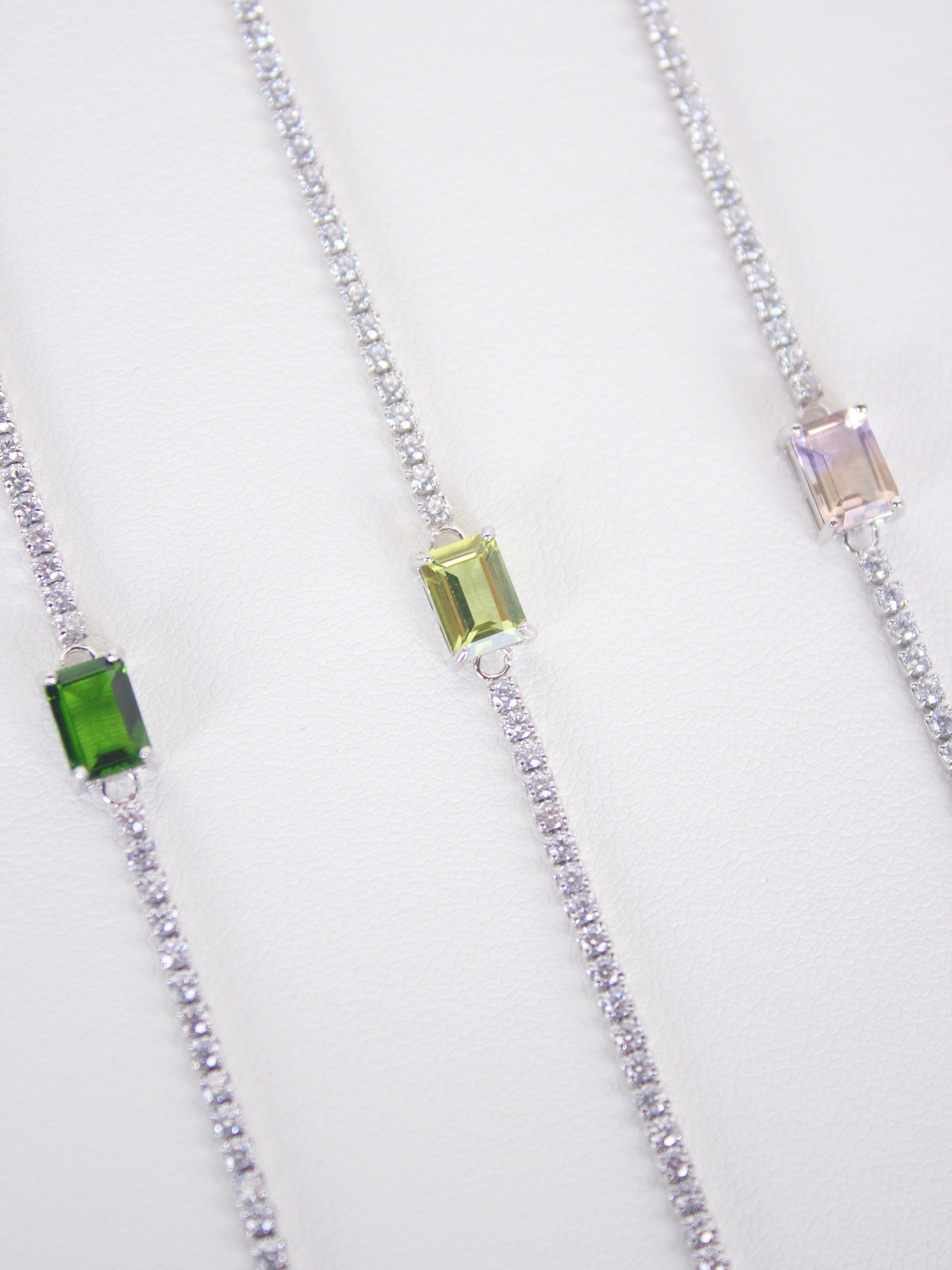 Peridot Tennis Bracelet