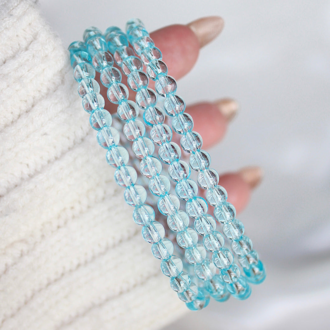 Swiss blue topaz bracelet discount