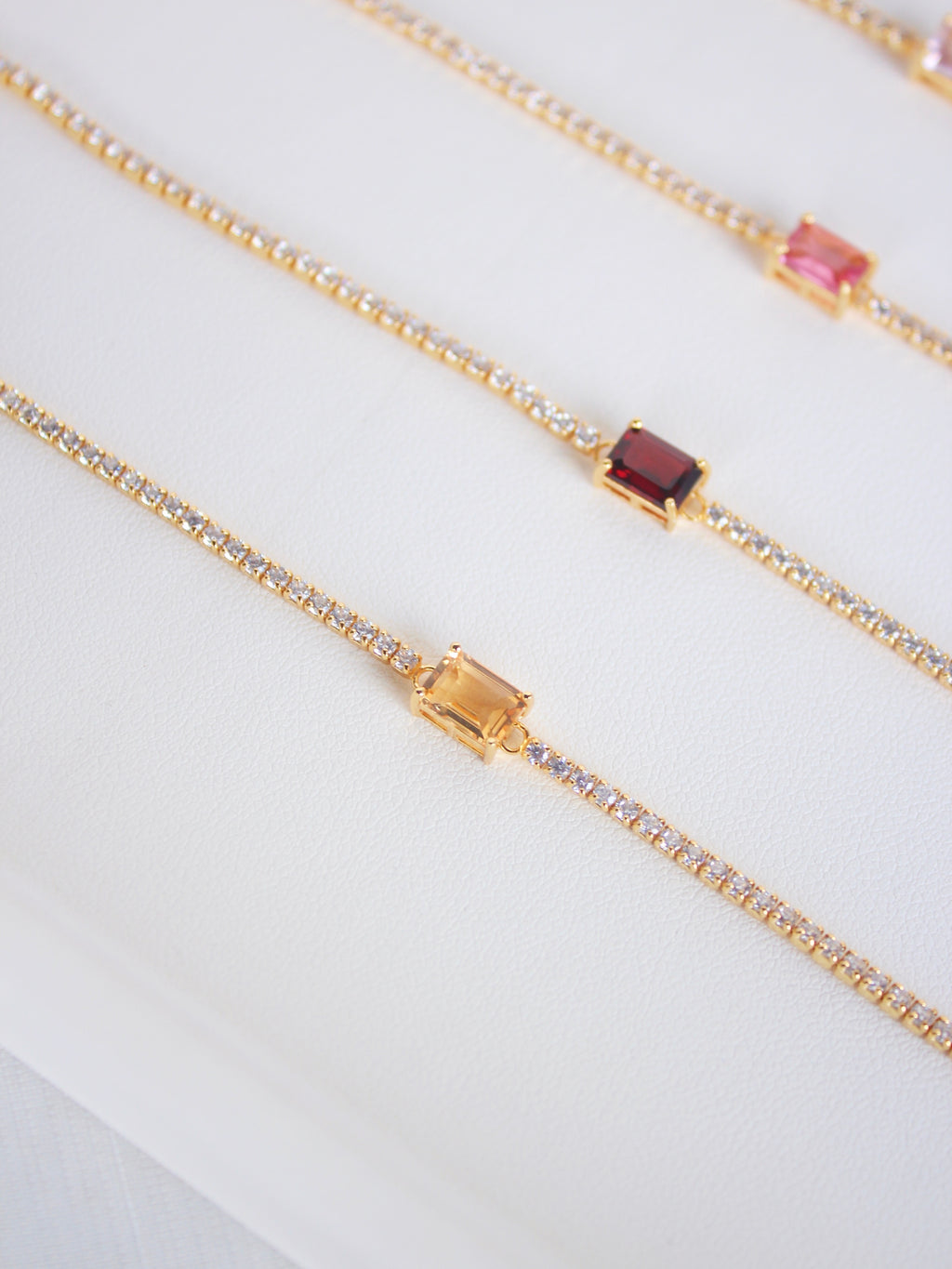 Citrine Tennis Bracelet