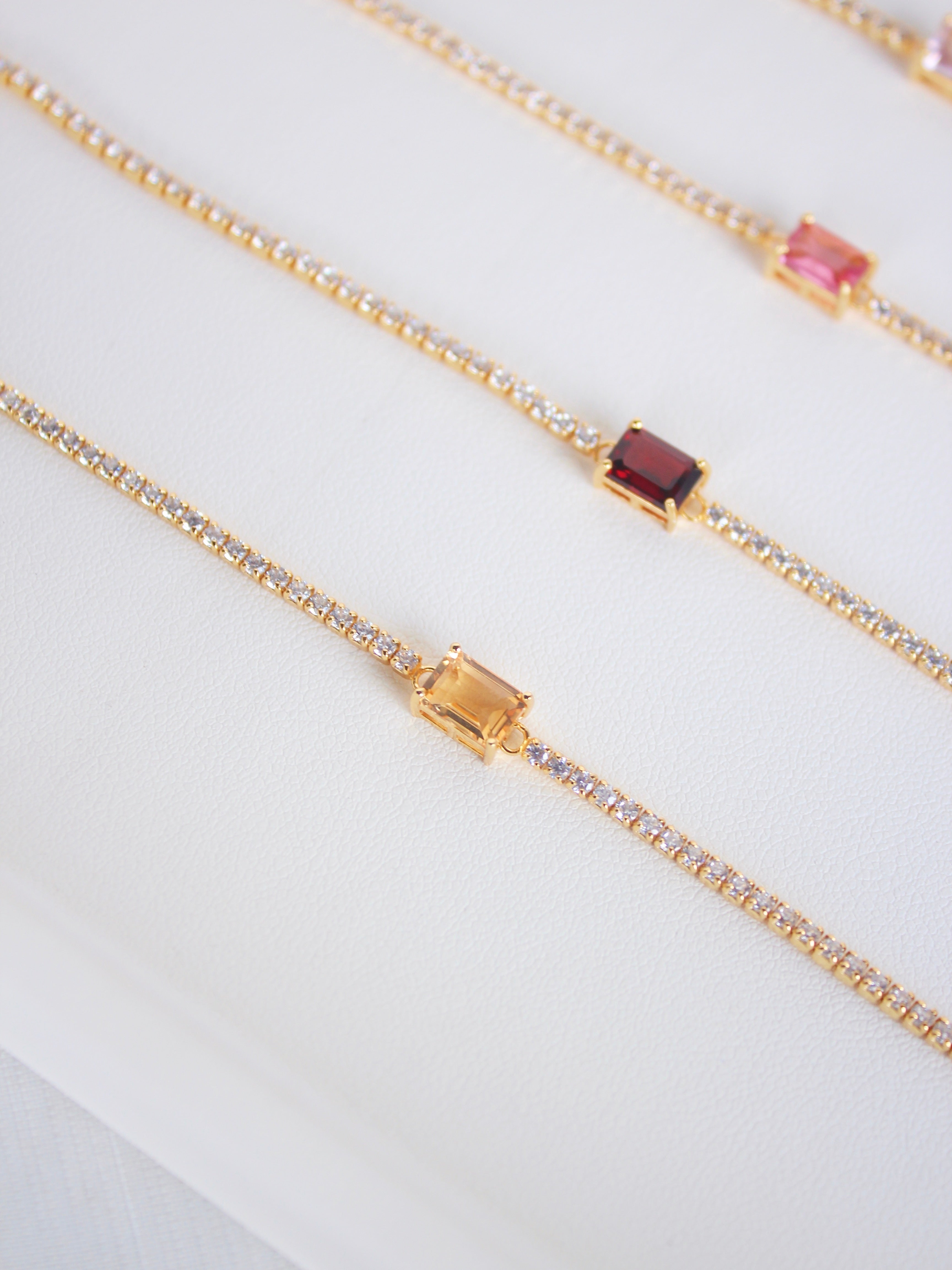 Citrine Tennis Bracelet