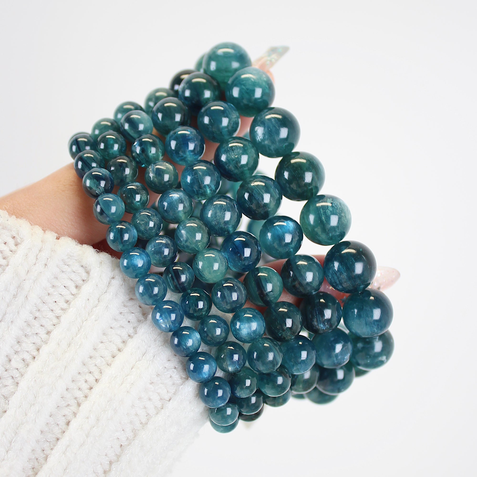 Ultra Collector's Emerald Kyanite Bracelet