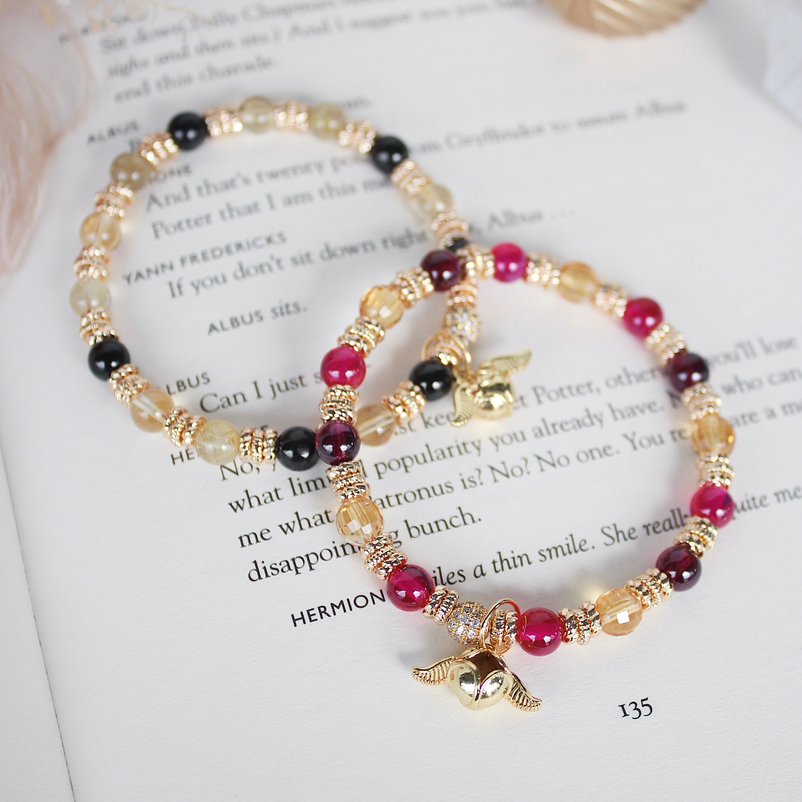 Gryffindor Quidditch Stacker Bracelet