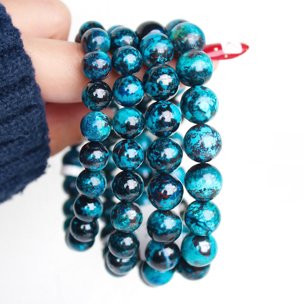 Azurite Chrysocolla Bracelet