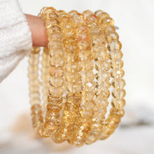 Load image into Gallery viewer, Premium Faceted Abacus Citrine Bracelet
