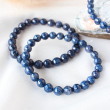 Load image into Gallery viewer, Faceted Sapphire Bracelet
