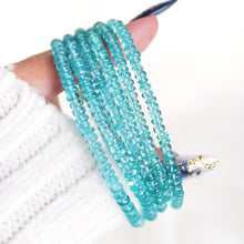 Load image into Gallery viewer, Extra Premium Green Apatite Clasp Bracelet
