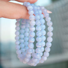 Load image into Gallery viewer, Premium Blue Lace Agate Bracelet
