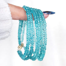 Load image into Gallery viewer, Extra Premium Green Apatite Clasp Bracelet
