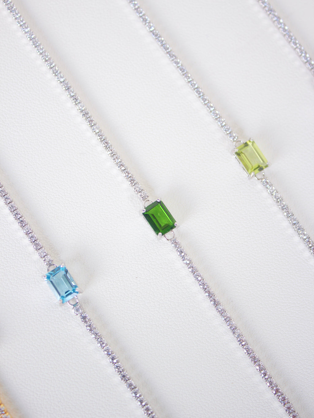 Diopside Tennis Bracelet