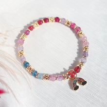 Load image into Gallery viewer, Collector&#39;s Faceted Rainbow Spinel Bracelet
