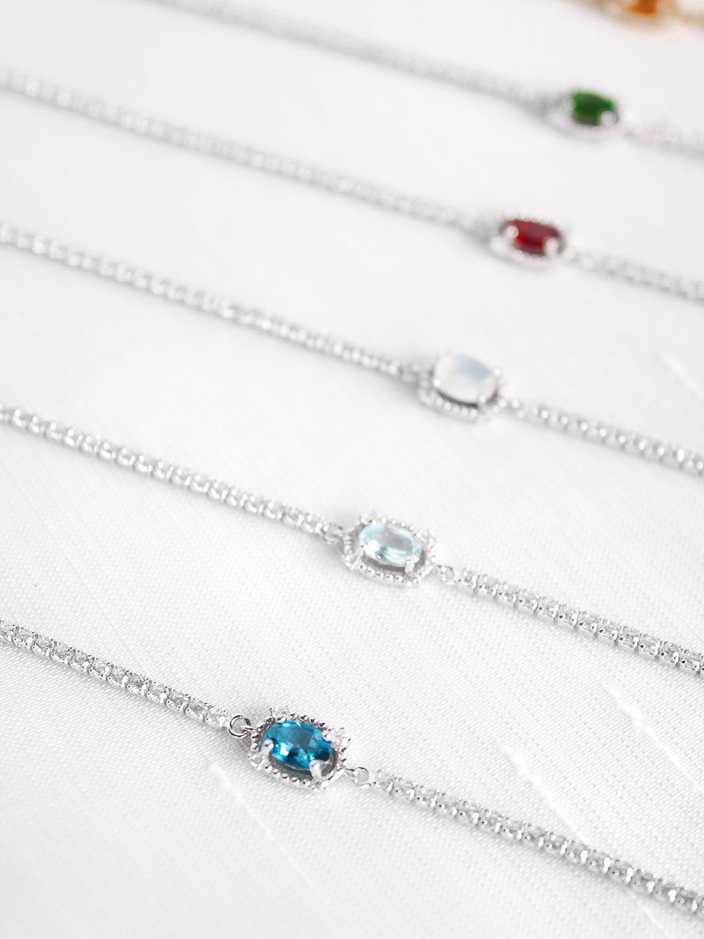 Moonstone Tennis Bracelet