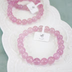 Collector's Purple Jelly Rose Quartz Bracelet