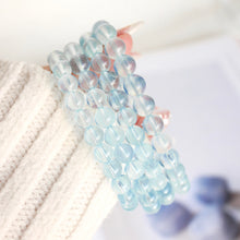 Load image into Gallery viewer, Collector&#39;s Glassy Aquamarine Bracelet

