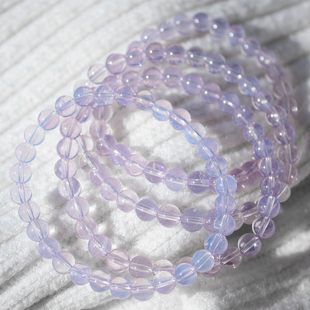 Collector's Lavender Moon Quartz Bracelet
