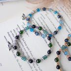 Slytherin Quidditch Stacker Bracelet