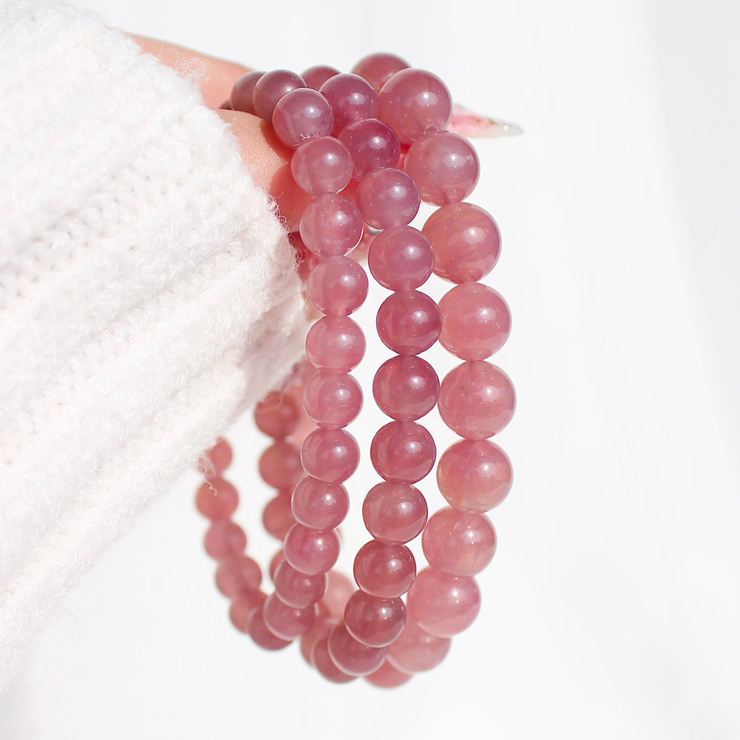 Premium Lavender Rose Quartz Bracelet
