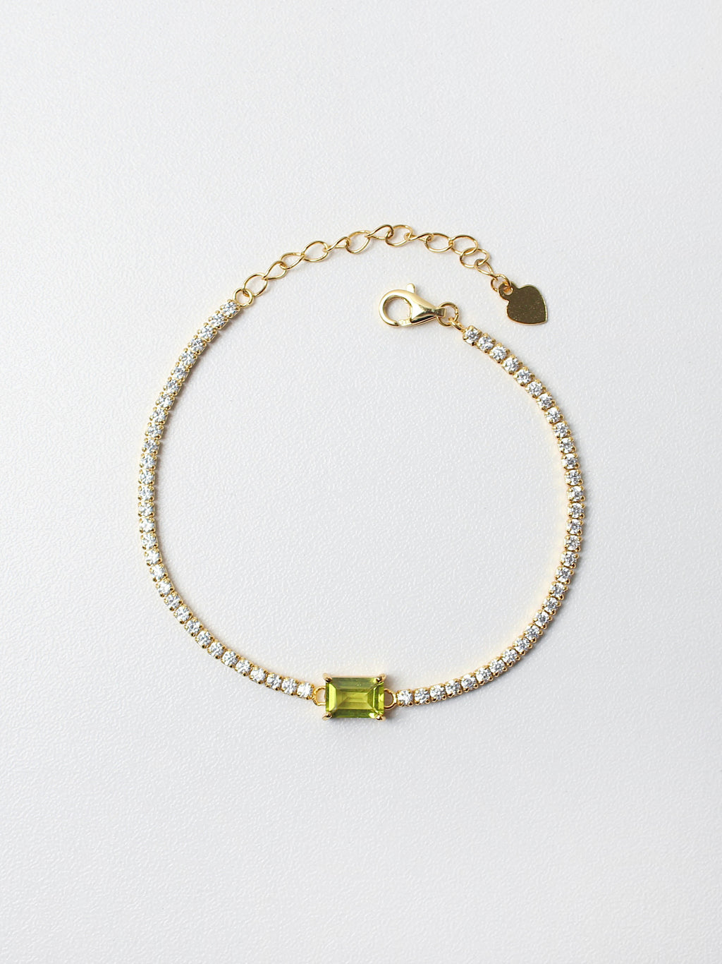 Peridot Tennis Bracelet