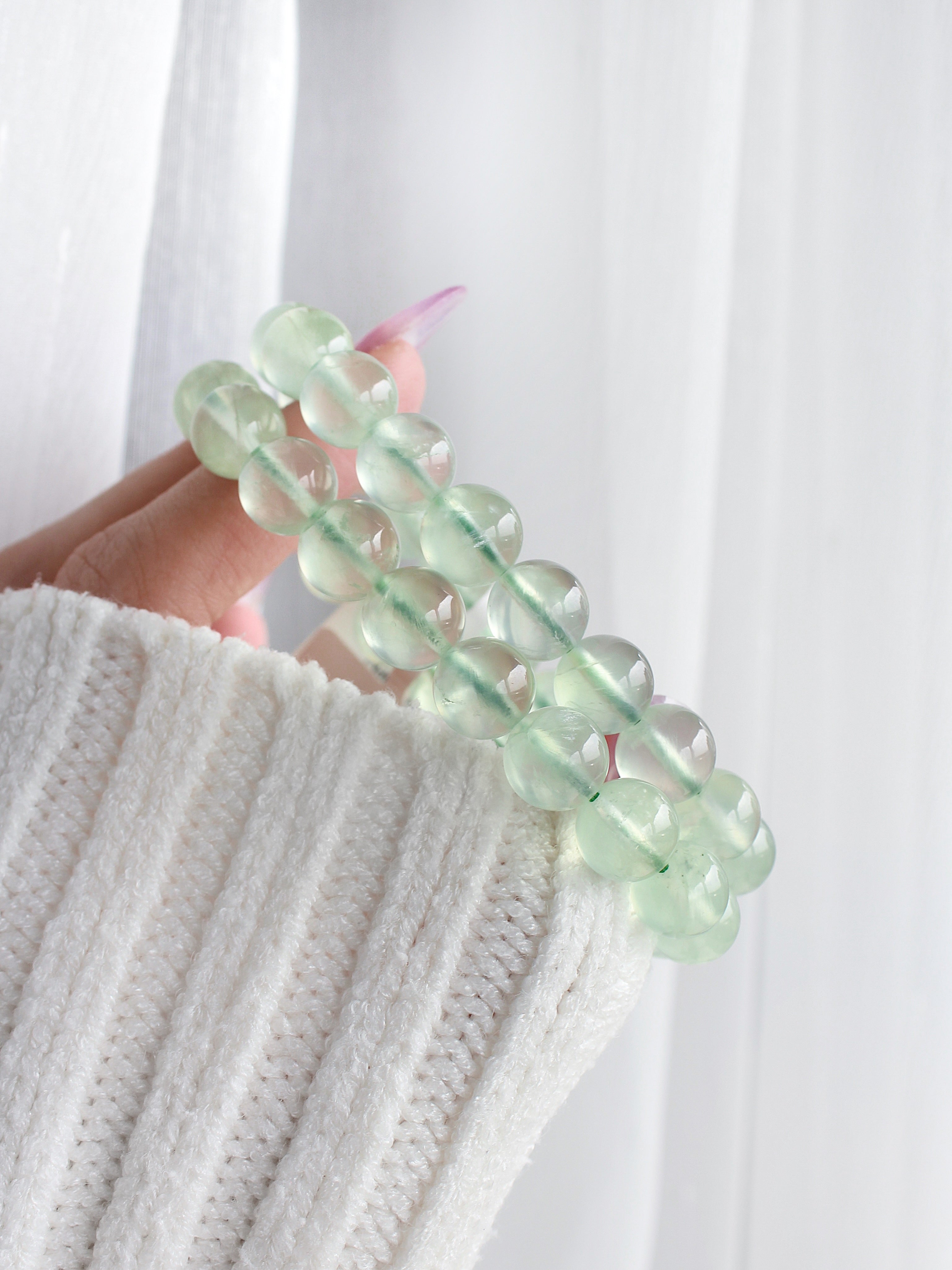 Collector's Prehnite Bracelet