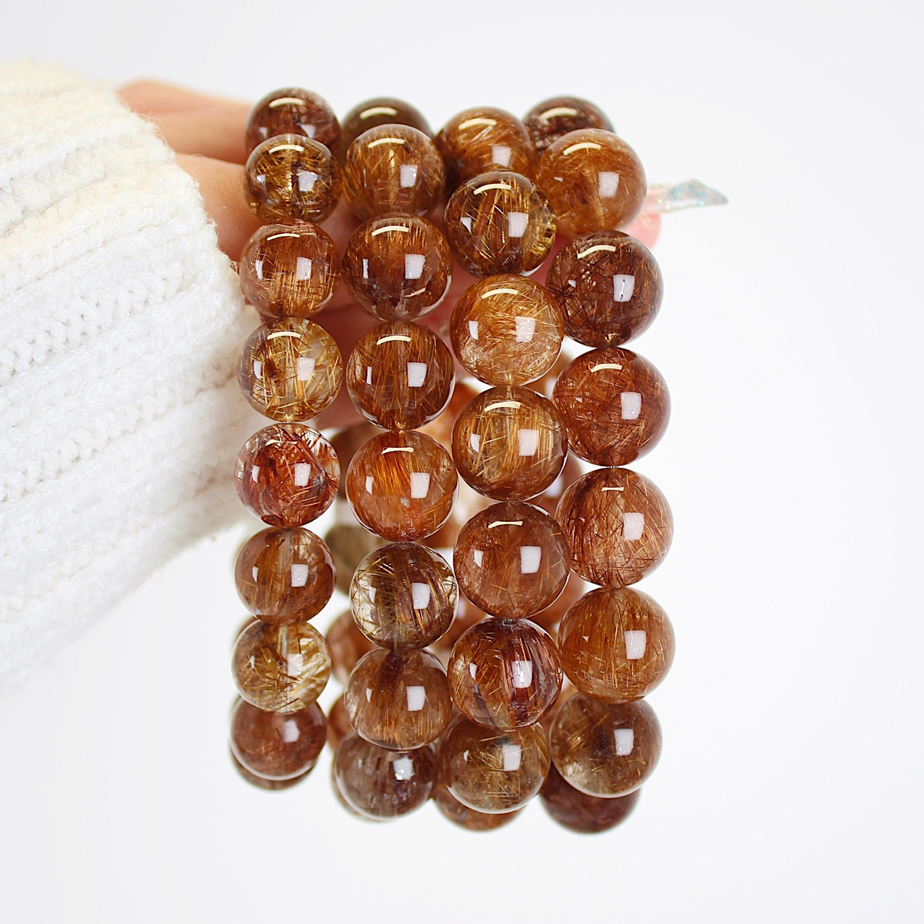 Ultra Collector's Titanium Copper Rutile Bracelet