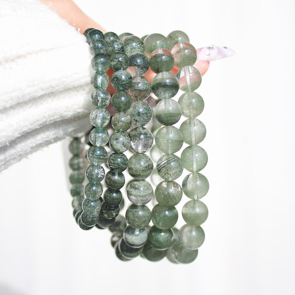 Ultra Collector's Green Phantom Quartz Bracelet
