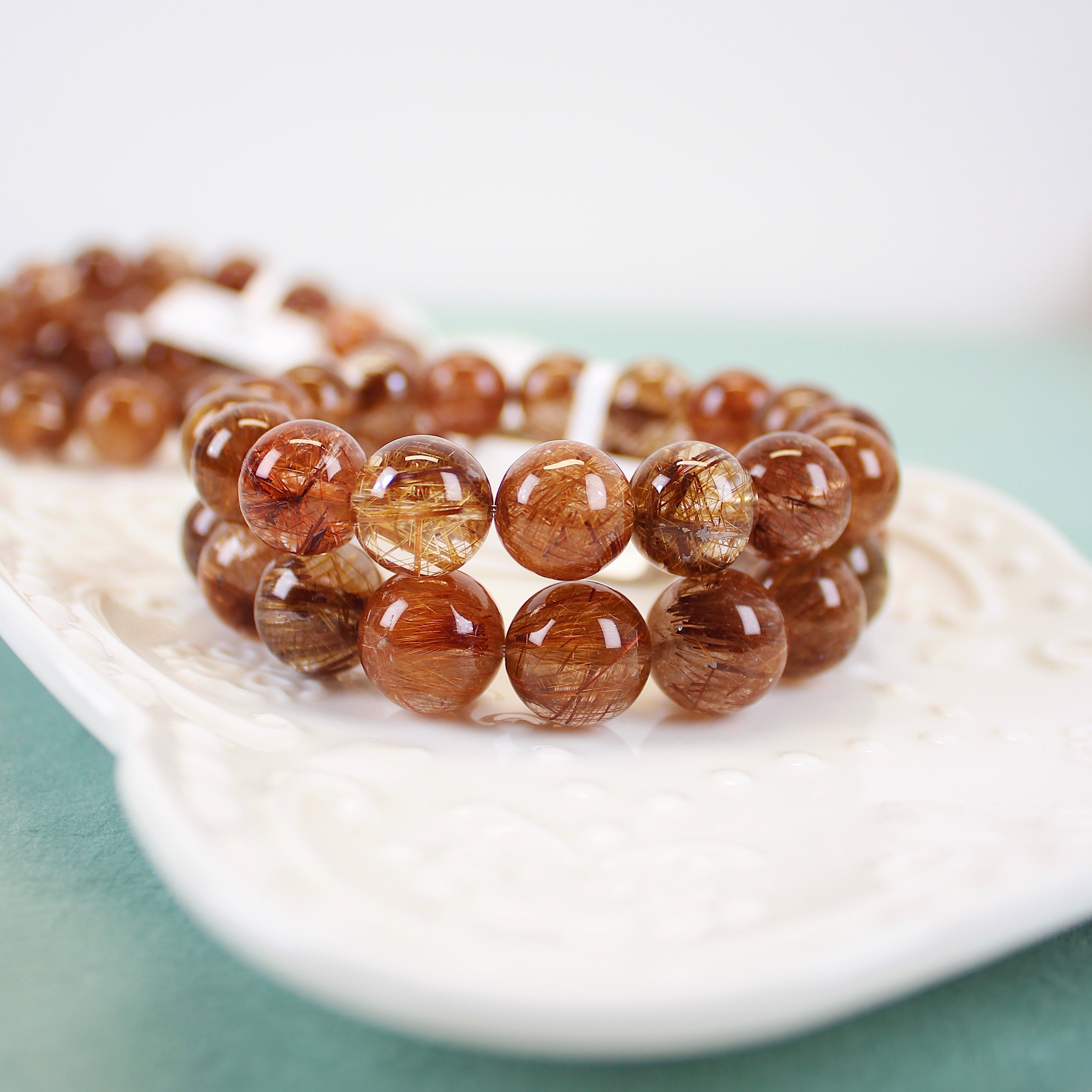 Ultra Collector's Titanium Copper Rutile Bracelet