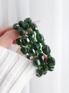 Collector's Diopside Freeform Bracelet