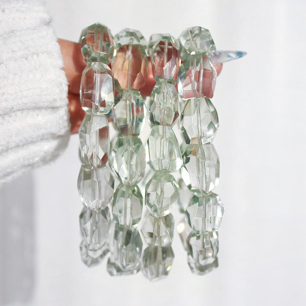 Collector's Prasiolite Freeform Bracelet