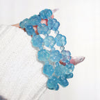 Collector's Aquamarine Flower Bracelet