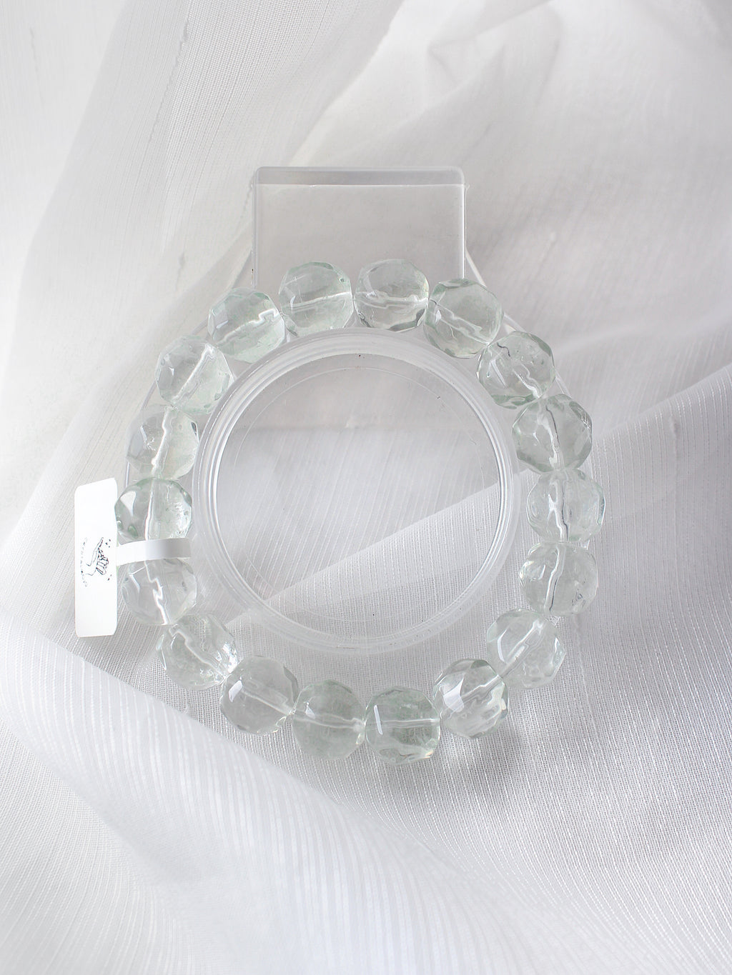 Collector's Prasiolite Round Pebble Bracelet