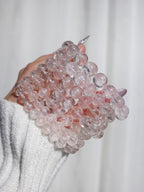 Collector's Pink Lemurian Quartz Bracelet