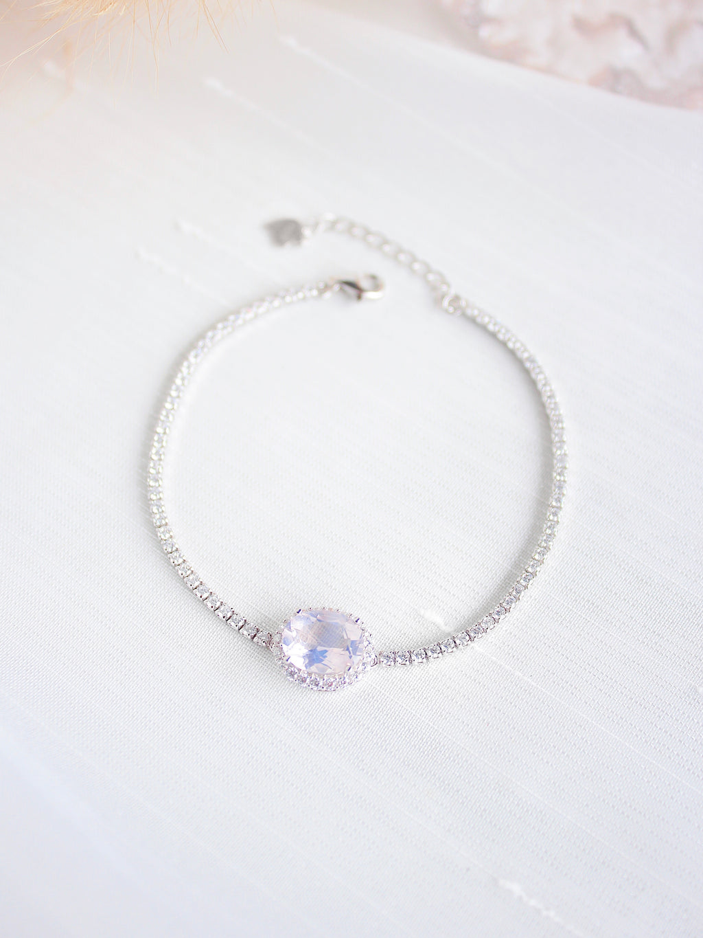Lavender Moon Quartz Tennis Bracelet