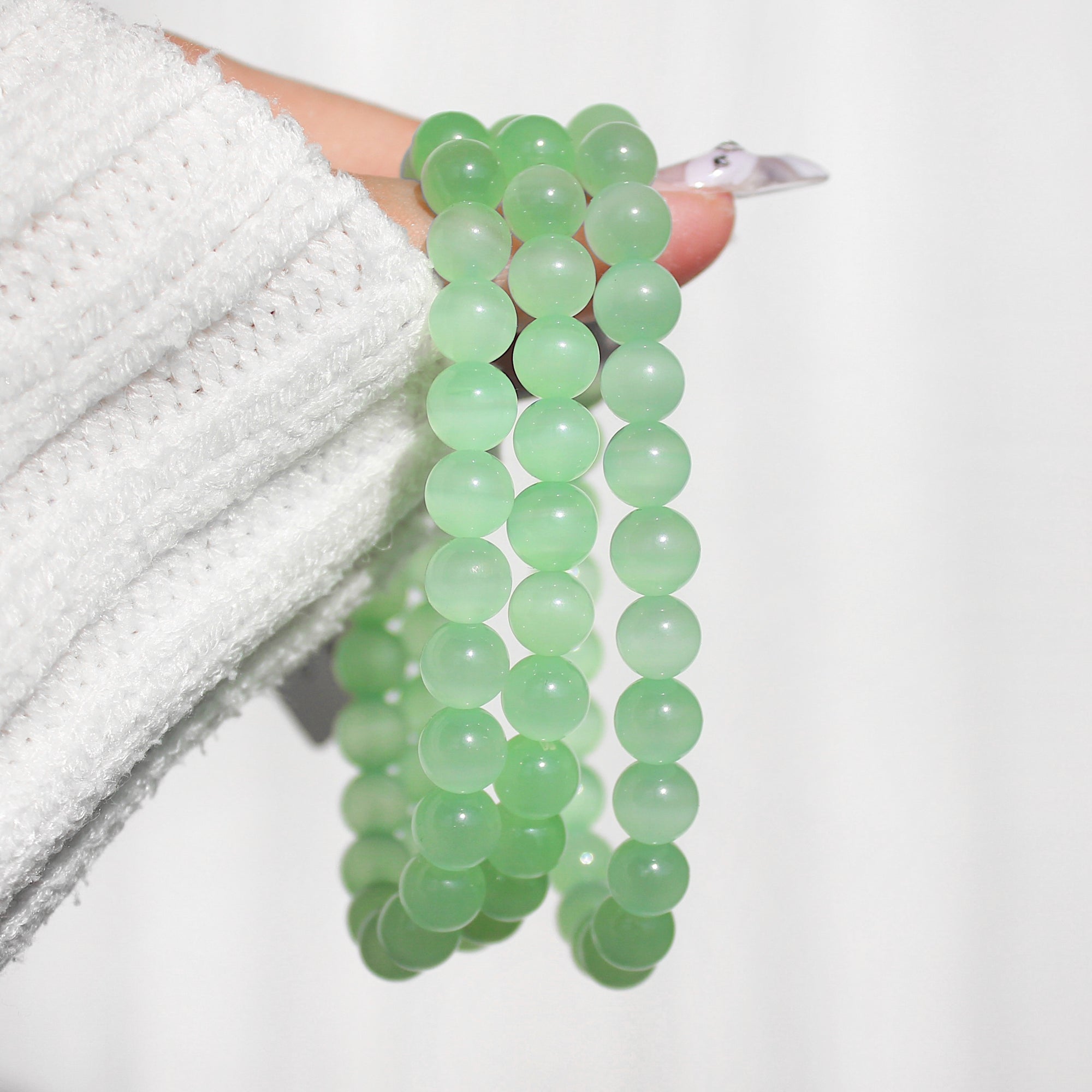 Premium Green Calcite Bracelet